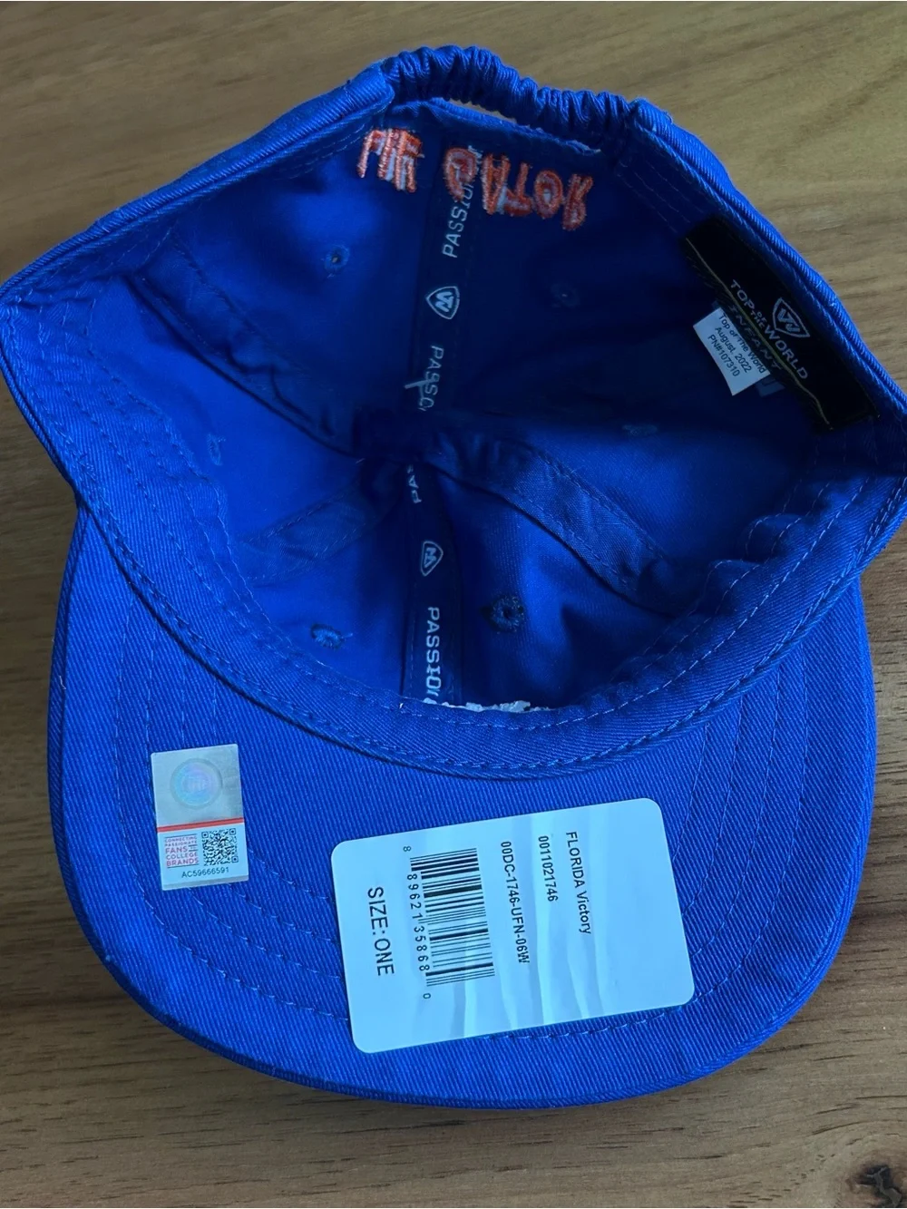 Top of the World Infant Blue Florida Gators Hat with Orange & Green Logo